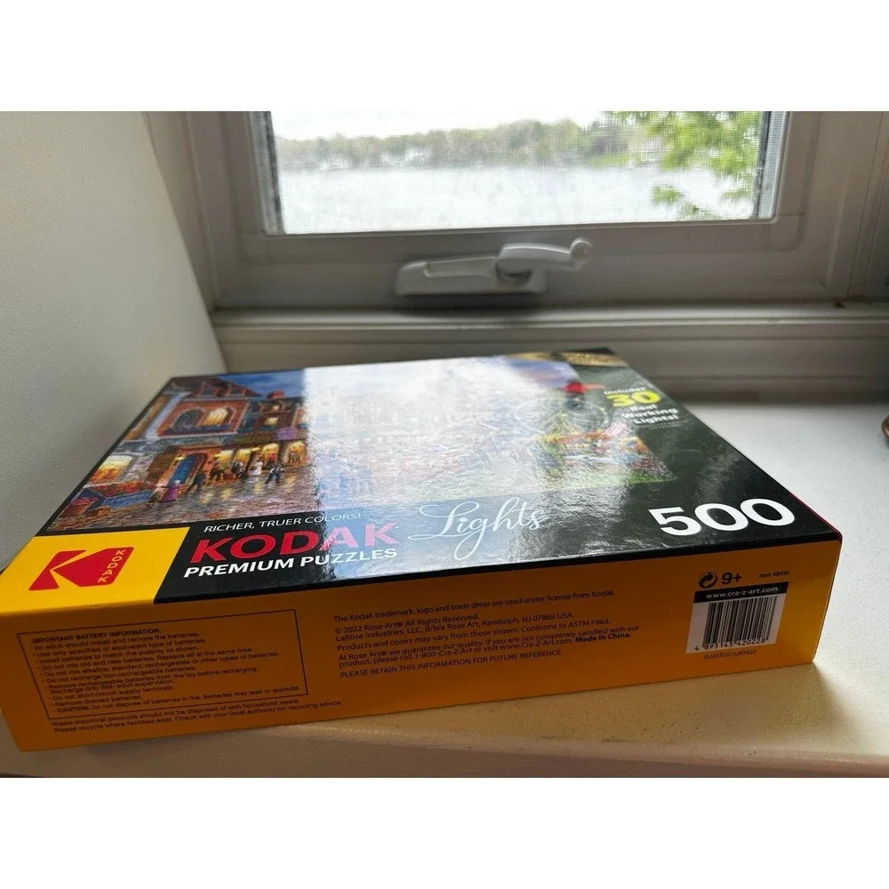 Kodak Beary Patch Park Premium 500pc Lighted Jigsaw Puzzle by Dennis Lewan